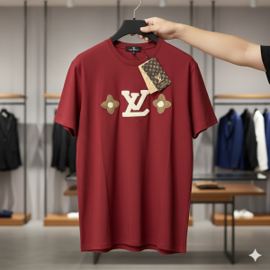 Premium LV summer T-shite Maroon